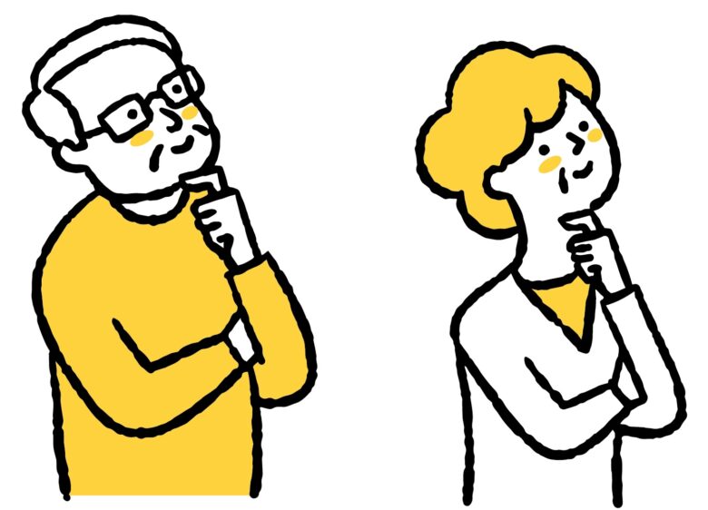 なるほどとうなずく老夫婦