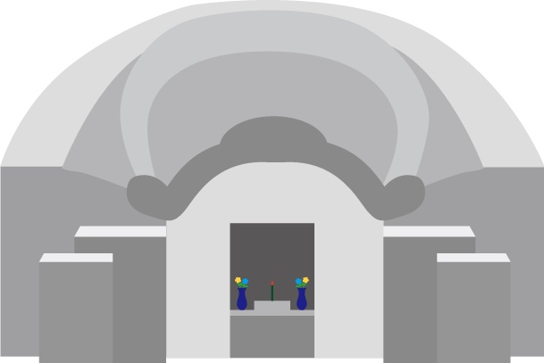 永代供養墓のイラスト